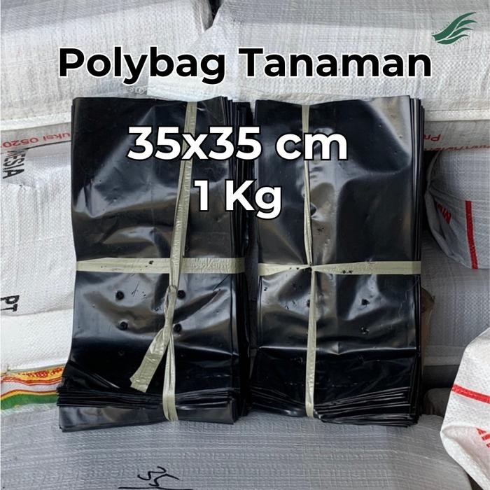 Polybag Tanaman Ukuran 35x35 cm 1 Kg - Polybag 1 Kilogram Kiloan *