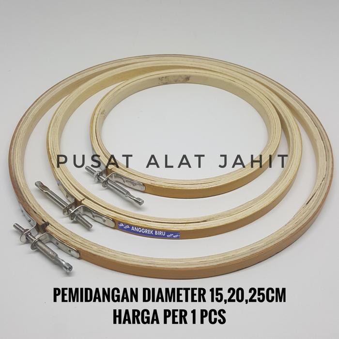 PEMIDANGAN KAYU RING SULAM HOOP KAYU RAM KAYU EMBROIDERY HOOP MIDANGAN *