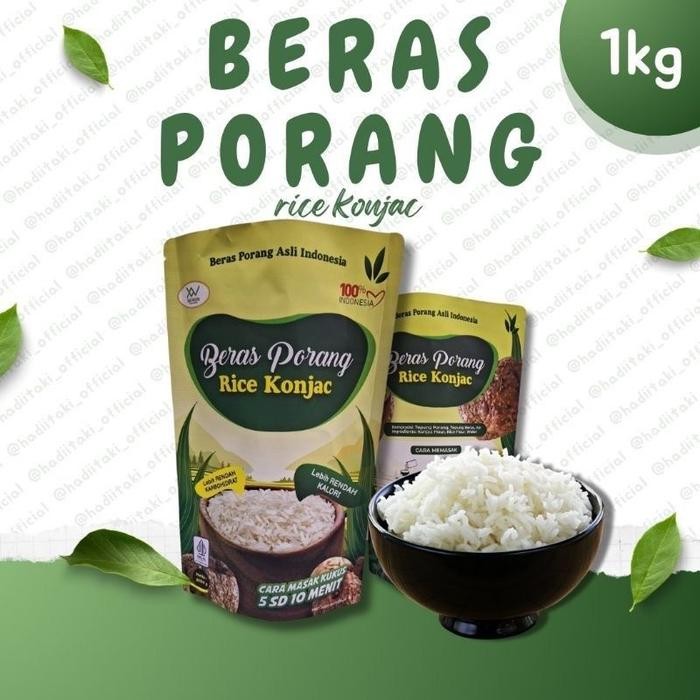 

Laura.Mart1 Beras Porang 1Kg - Shirataki/ Konjac