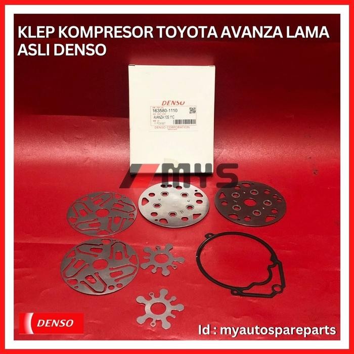 Gasket Valve Plate Compressor Ac Mobil Avanza Klep Kompresor Set Denso