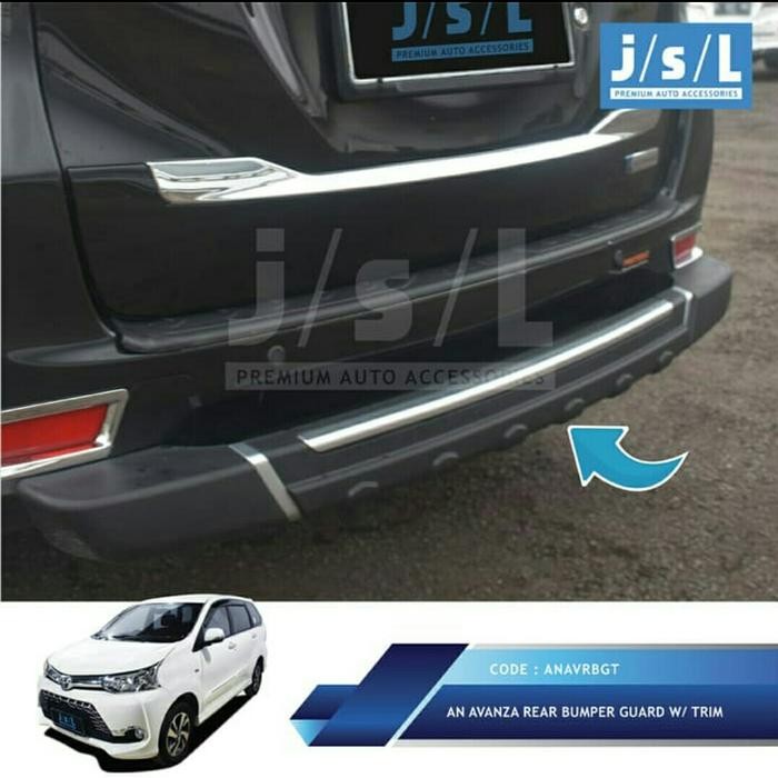 Avanza Xenia 2012-2020 Pelindung Bemper Belakang Rear Bumper Guard