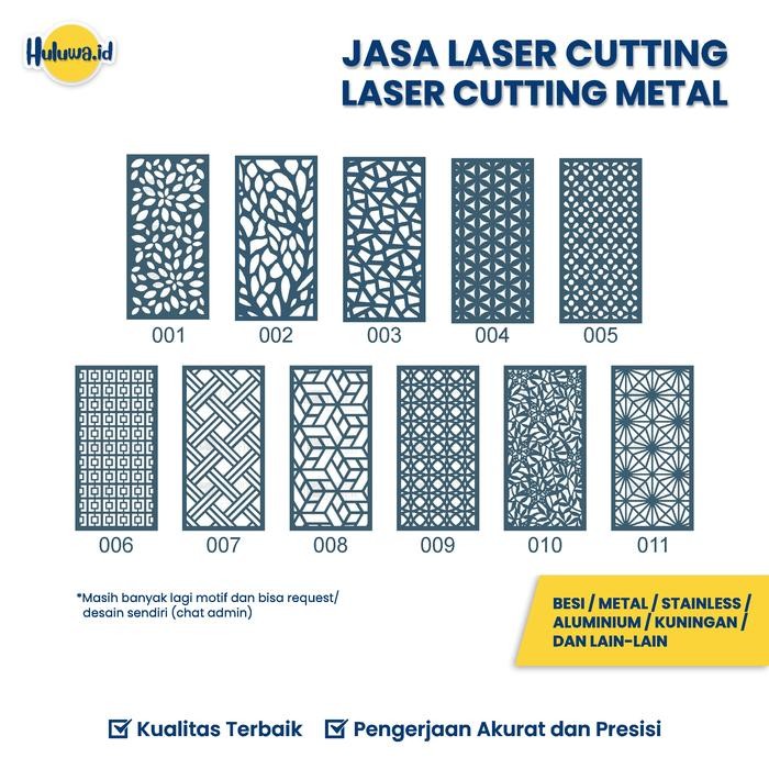 Laser Cutting Jakarta / Jasa Laser Cutting Metal / Laser Cutting Besi / Laser Cutting Stainless
