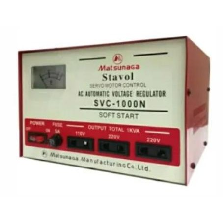 Terlaris Stabilizer matsunaga stavol 1000va 1000v 1000 va 500 watt 500w svc-1000n for pc komputer