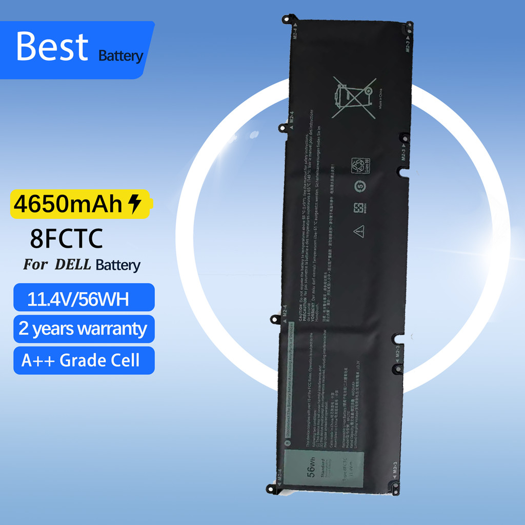 8FCTC Battery For DELL G15 5510 5511 5520 5515 5521 Series For DELL XPS 15 9500 G7 15 7500 Series