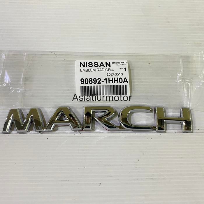 Emblem Logo Pintu Bagasi Belakang Nissan March