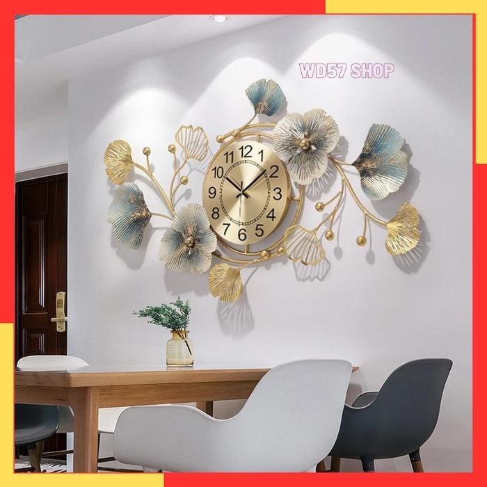 Jam Dinding Tempel Besar Unik Estetik Minimalis Modern Mewah Elegan Hias Dekorasi Rumah Aesthetic
