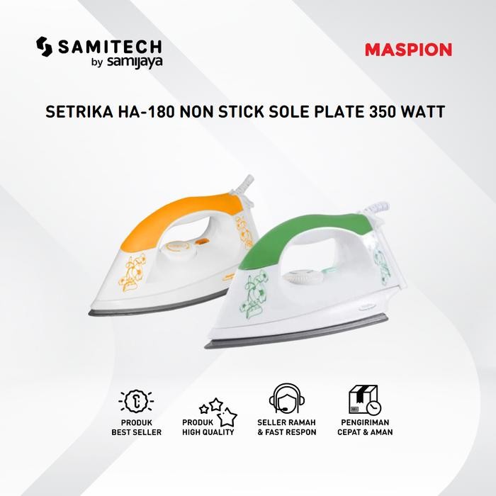 Setrika Maspion Ha-180 Ha 180 Warna Random