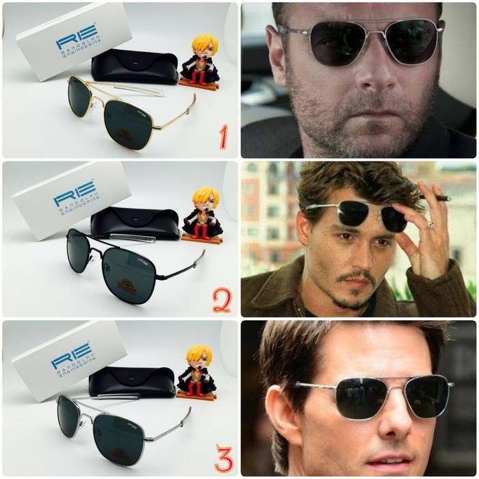 Kacamata Pria Cowok Randolph Engineering Pilot Super