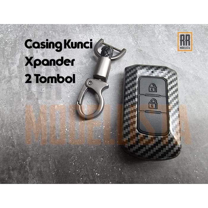 Key Cover Carbon Mitsubishi Xpander/Xpander Cross/Casing Kunci Xpander
