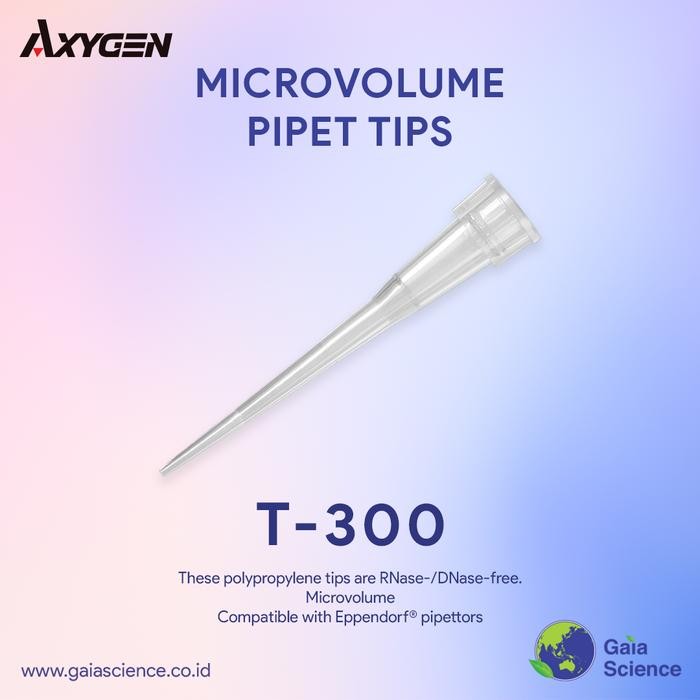 Axygen 10 l Pipet Tips, Non-Filtered, Clear Bulk Pack 1000 Tips/Pack