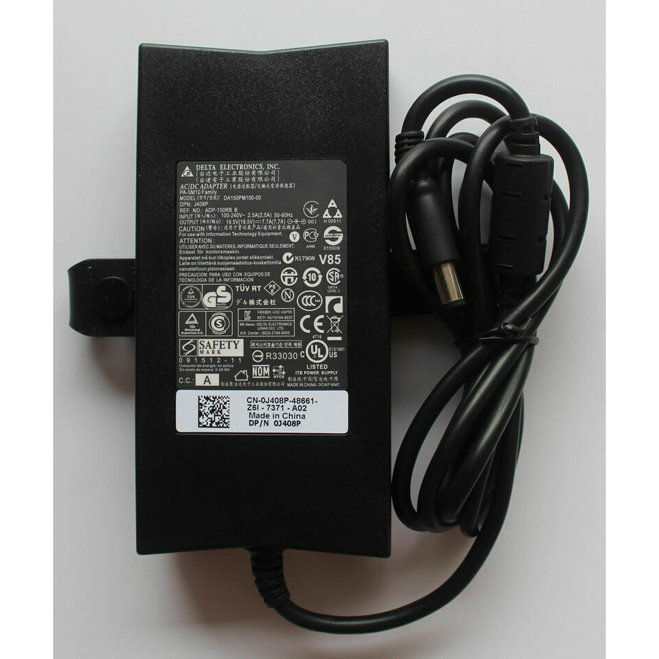 150W Power Supply 19.5V 7.7A 7.4*5.0mm Laptop Adapter for Dell Alienware M11X M14X M15X E5510 E6420 