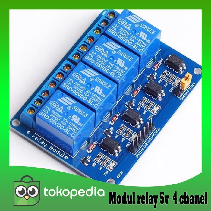 Modul Relay 5V (4 Chanel) *