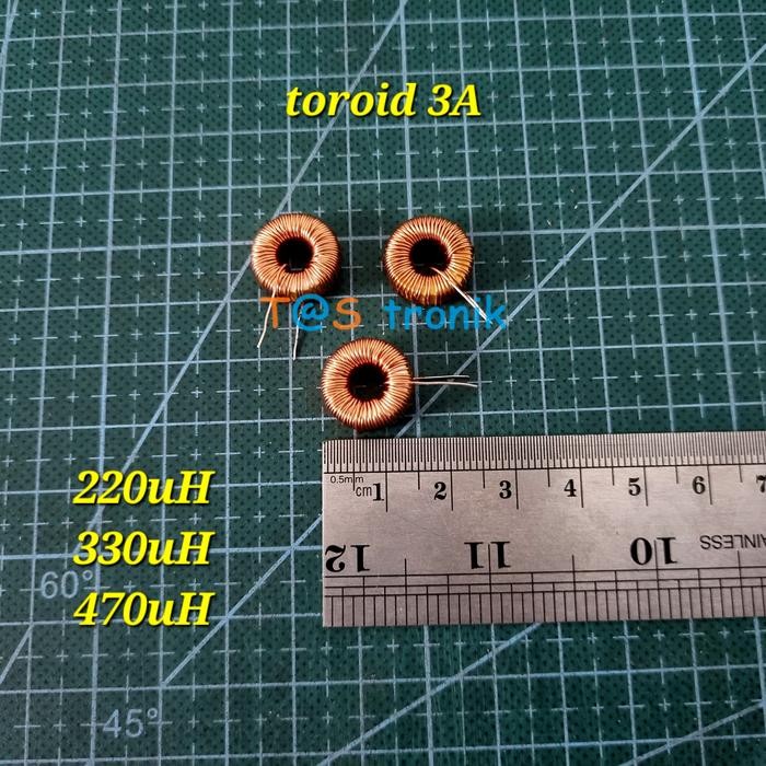 toroid 220uh toroid 330uh toroid 470uh 3A winding induktor *