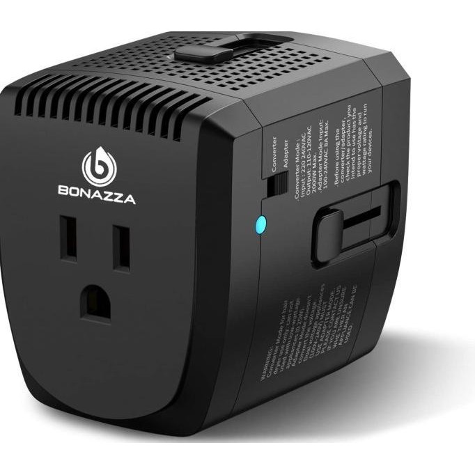Bonazza 2W Stepdown Voltage Converter Adapter 220 v to 110 v *