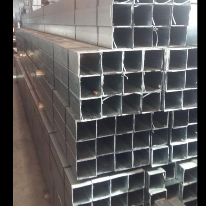 Holo hollo hollow Galvanis 4x4x0.50 4x4 x 0.5 0,5 mm per batang *