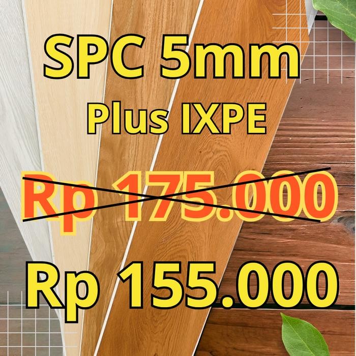 SPC Flong 5mm, SPC 5mm, Lantai SPC 5mm *
