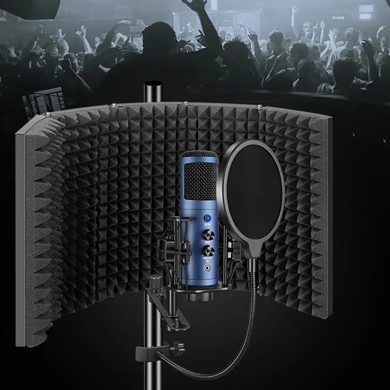 

Wind Screen Microphone Cardioid 5-Layer Anti Noise
