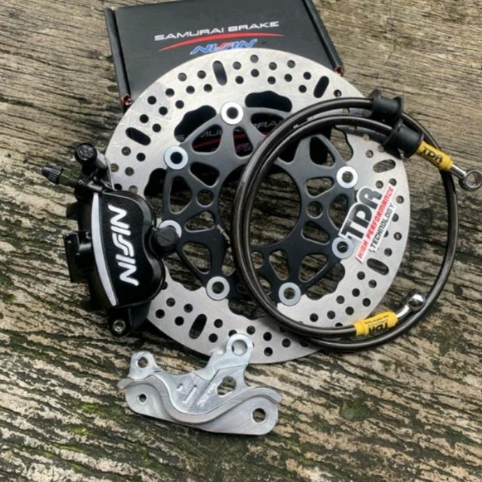 PAKET MIO SPORTY 5TL KALIPER 2P NSSN SAMURAI+DISC+SELANG REM DEPAN MIO SPORTY 5TL