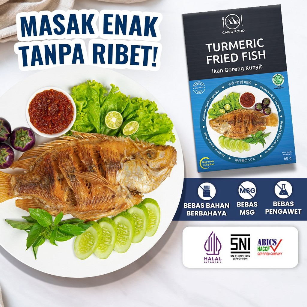 

Bumbu Ikan Goreng Kunyit Sehat - Cairo Food