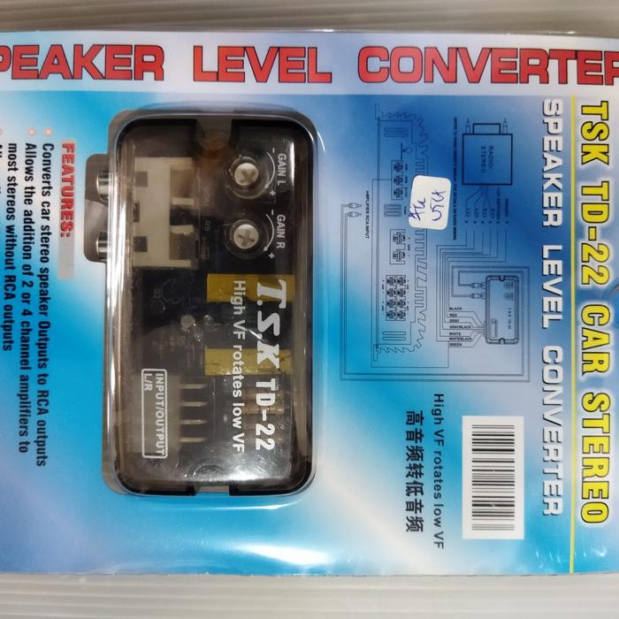 Converter adaptor RCA /Anti storing untuk semua jenis audio mobil