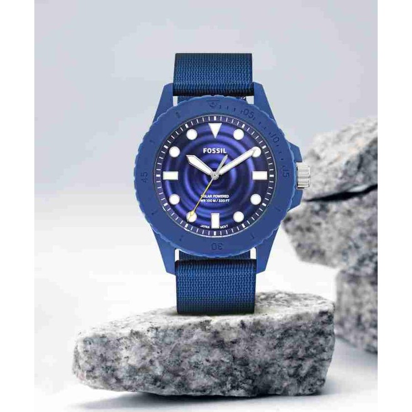Jam Tangan FS5893 FB - 01 Solar-Powered Blue