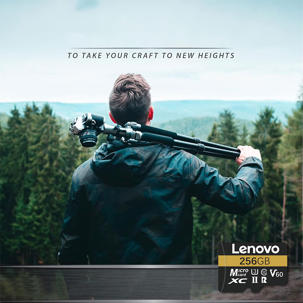 Lenovo V30 SD Card 2TB High-Speed Bundle 512GB Memory Card 1TB Micro TF SD Adapter for