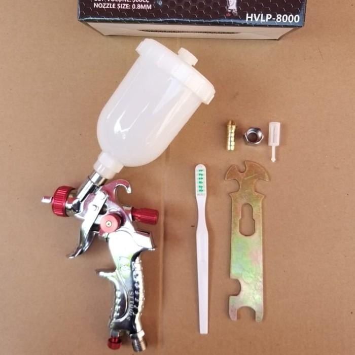 Spray Gun Mini - Hvlp-8000 / Spray Gun Hvlp Tabung Atas 0.8Mm
