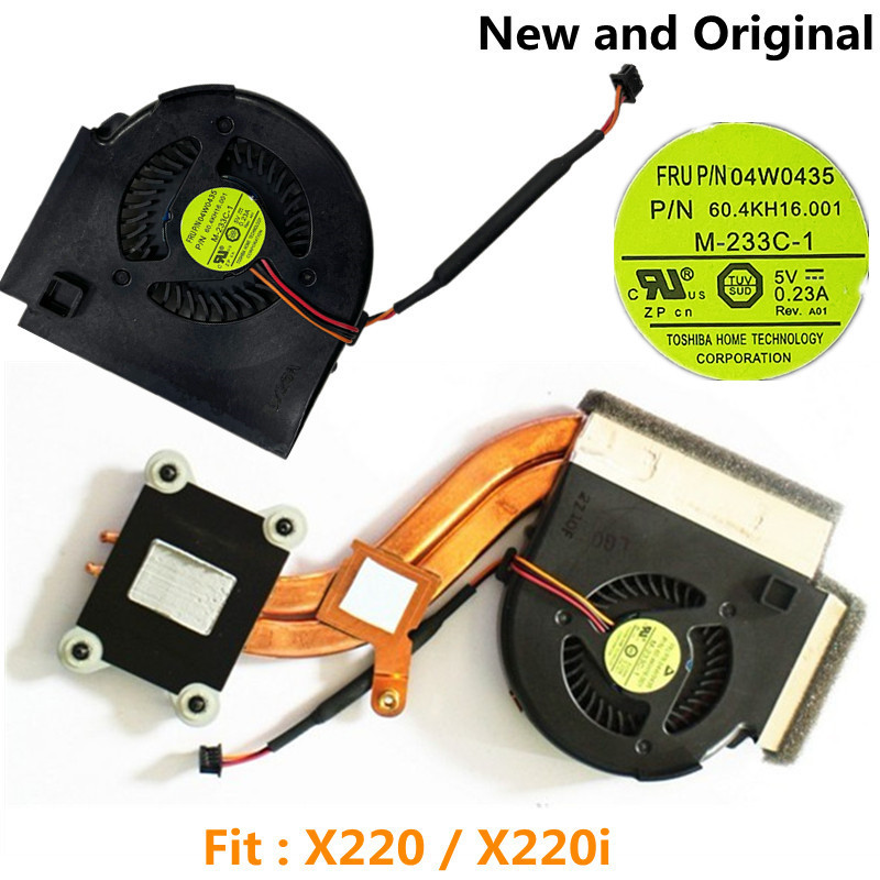 New Original CPU Cooling Fan Heatsink Radiator For Lenovo ThinkPad X230 X230i X220 X220I Laptop FRU：