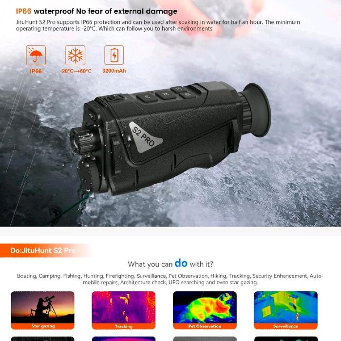 padox scope thermal murah lens 15mm Ai 15 monocullar jituhunt bukan hawkeye Ai15 teropong panas