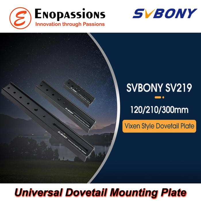 Svbony SV219 Universal Dovetail Mounting Plate Untuk Mounting Teleskop