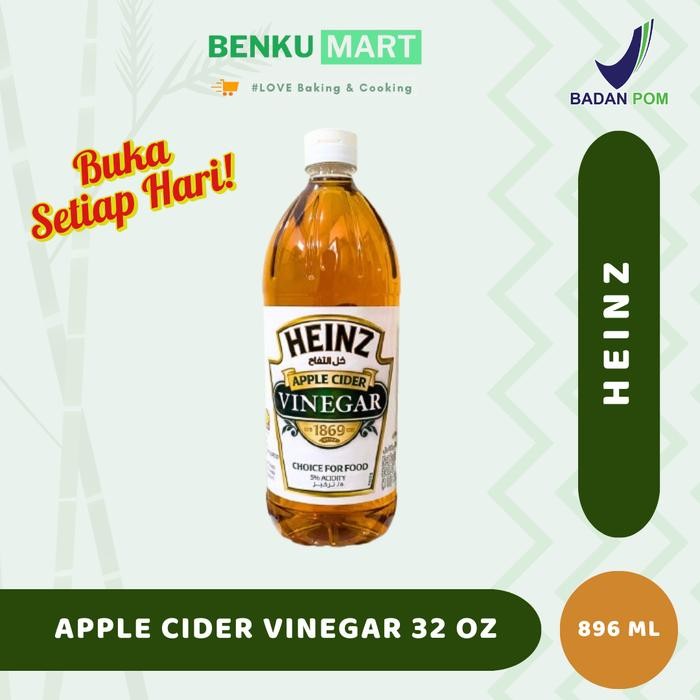 

Cuka Apel Heinz - Apple Cider Vinegar Heinz 896 ml 32 oz