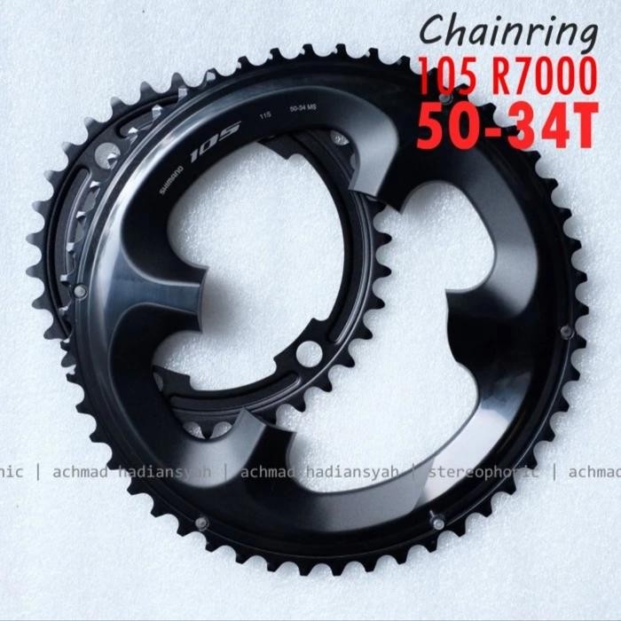 Chainring 50-34T 105 R7000 Chainring R7000 50-34T Chainring 105 50-34T