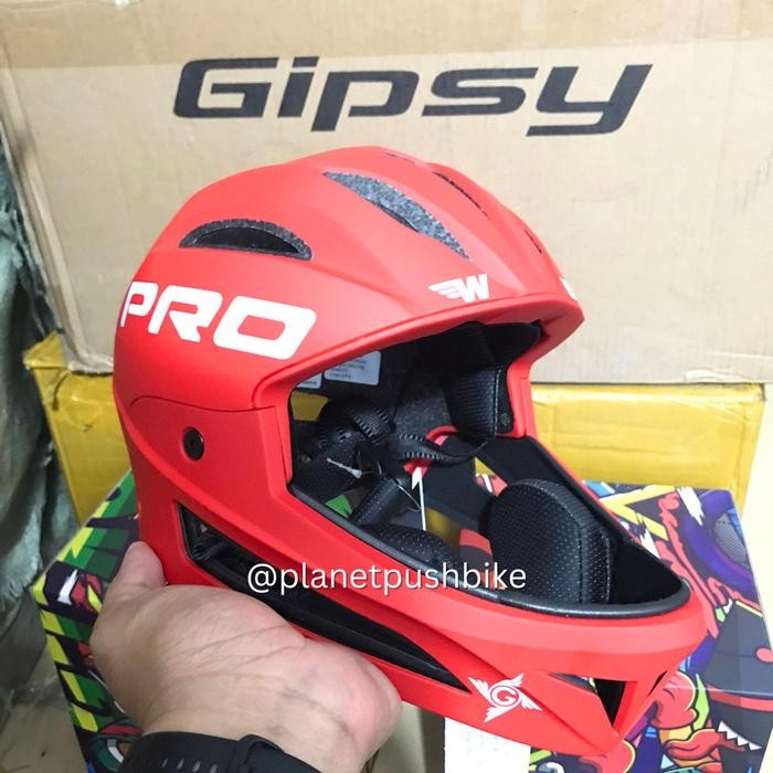 Helm Pushbike Gipsy G- Pro Full Face Original Untuk Race Balance Bike