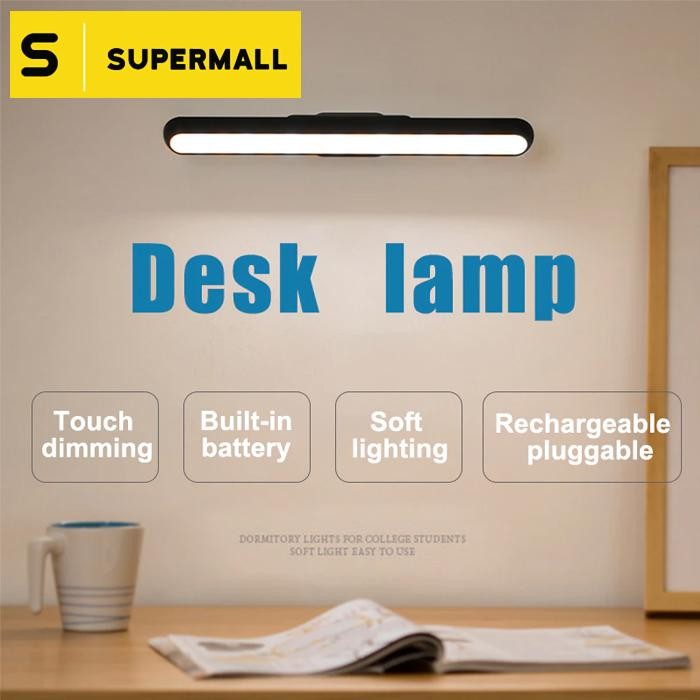 SUPERMALL Lampu Baca / Lampu Meja / Dinding Kamar - LED Tempel Magnet