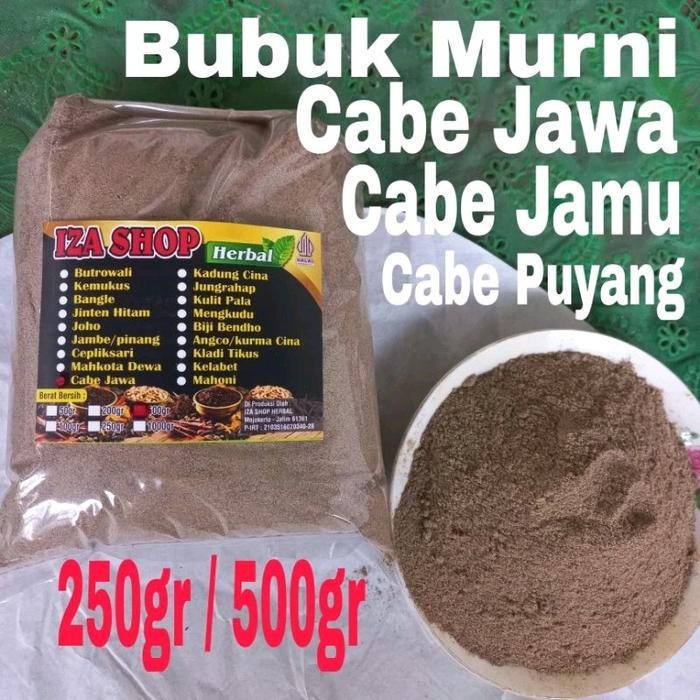 

Bubuk Murni Cabe Jawa/Cabe Puyang 500gr