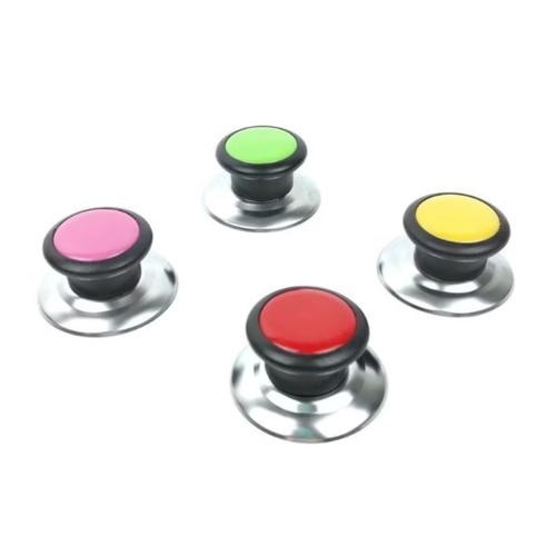 knop knob handle pentol tutup kaca panci warna warni / pentolan pegangan tutup panci kaca stainless 