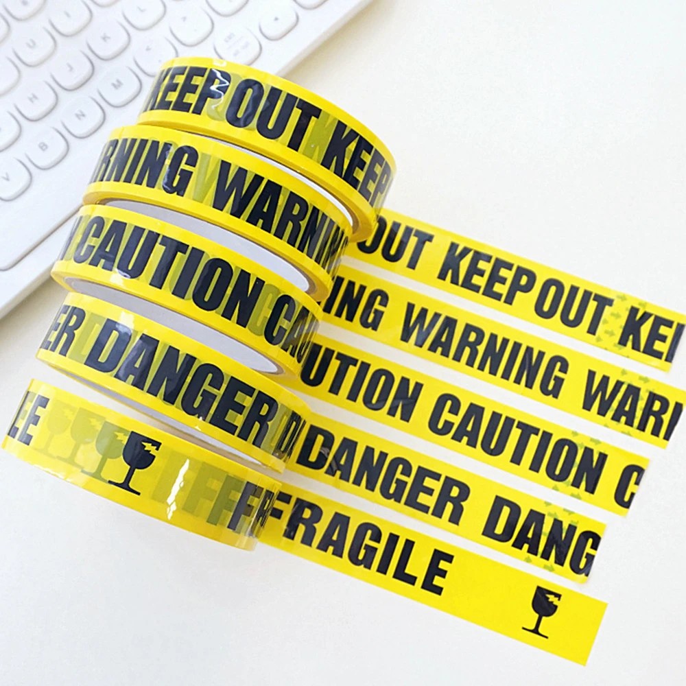 

1 Roll Warning Tape "KEEP OUT,WARNING,CAUTION,DANGER,FRAGILE" Alarm Words 24mm*25m Adhesive Sticker