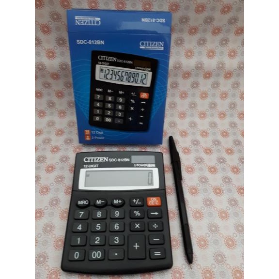 

kalkulator citizen sdc 812-bn/calculator 12 digit citizen sdc-812bn calculator kode 1253