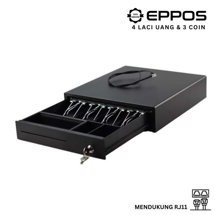 

cash drawer (laci kasir) 37x33cm 4k3c rj11 kode 1374