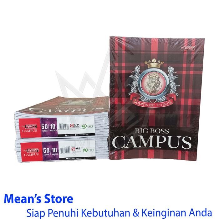 

Buku Tulis Big Boss Campus 50 Lembar / Buku Campus 50 / Kampus Smp Smk