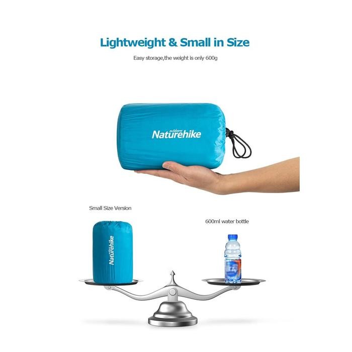 Matras Self Inflate Kotak Naturehike Nh19Q034-D Sleeping Pad Camping