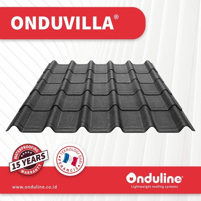 Genteng ONDUVILLA - Anthracite Black *