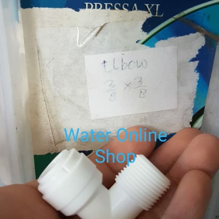 Konektor RO Elbow drat ⅜ x selang ⅜