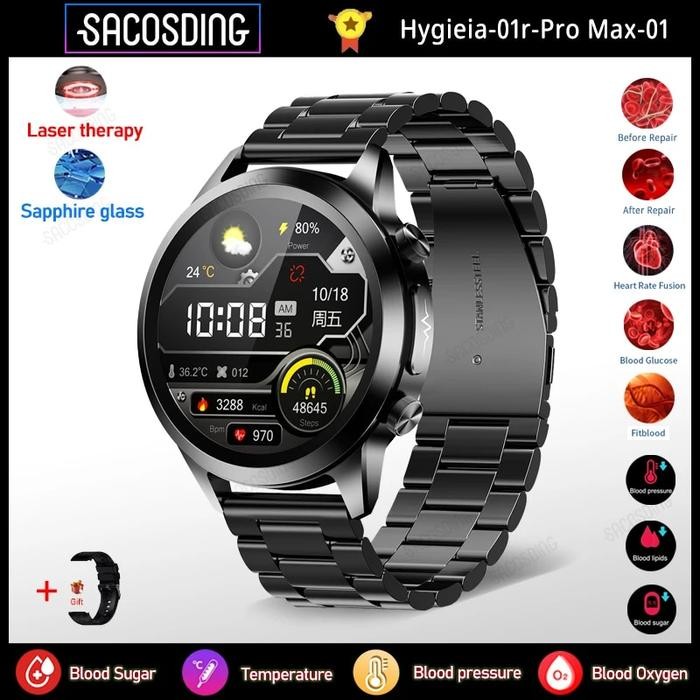 ECG+PPG Smartwatch Blood Sugar Blood lipids Blood Pressure Body
