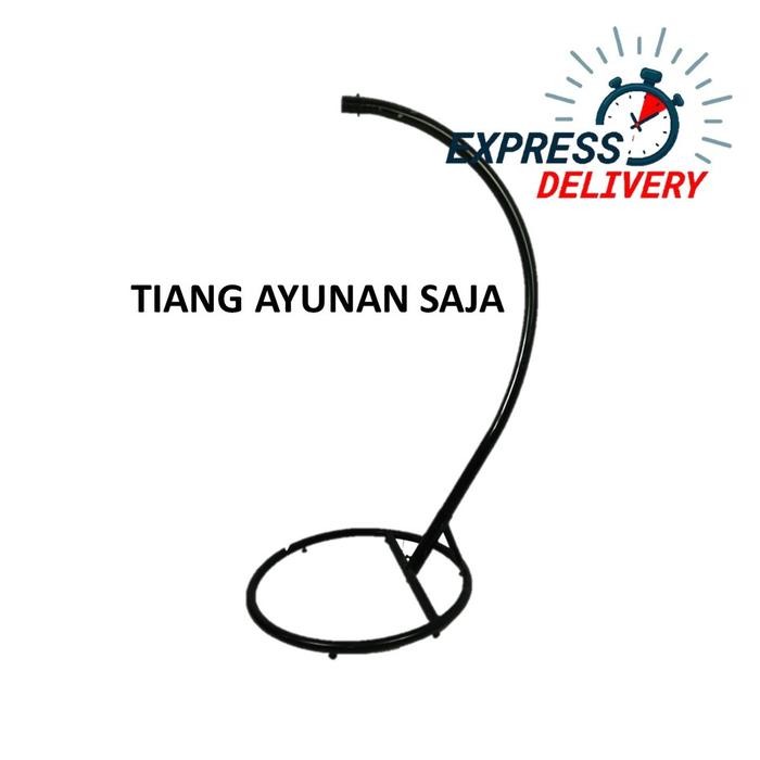 Terbaru Tiang Ayunan Gantung Rotan Sintetis (Tiang Saja)