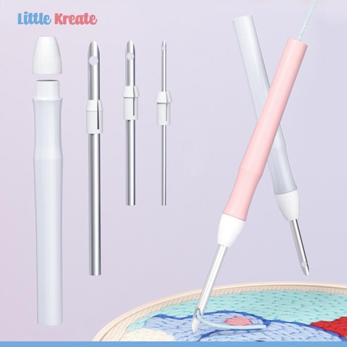 

Punch Needle / Alat Sulam Bordir Tangan / Embroidery Pen Set