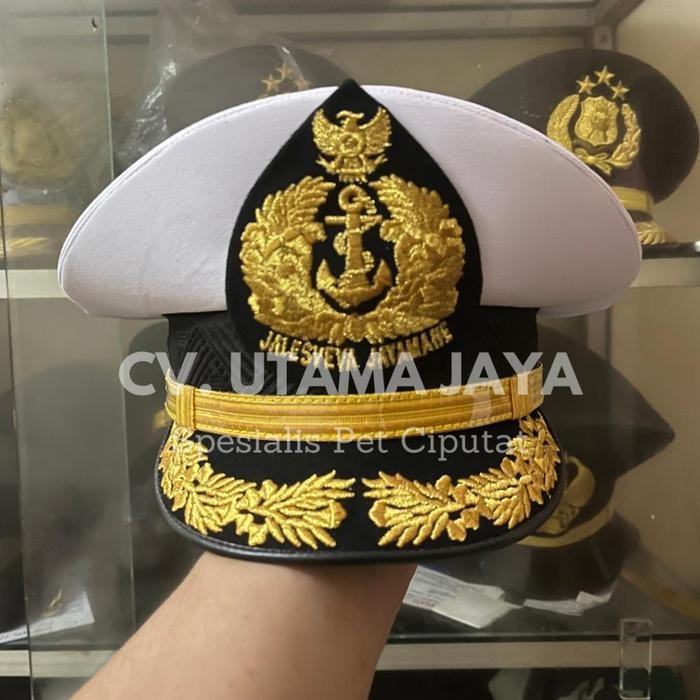 (Sale) Topi Pet Pama Tni Al Pria Tamtama Bintara Pama Pamen Pati Perwira Pertama Menengah Tinggi
