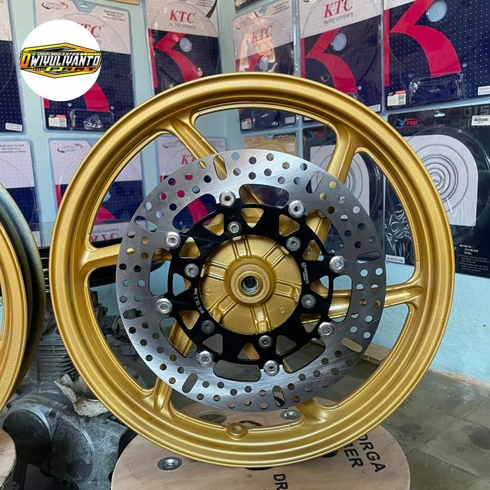 Velg CBR CB150R OLD PNP NINJA R SS RR (tinggal pasang) kelengkapan * velg depan belakang * piringan