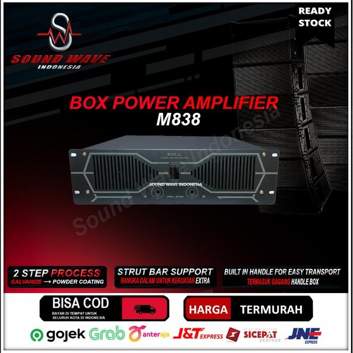 BOX POWER AMPLIFIER BELL M838