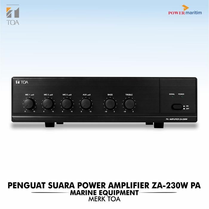 Penguat Suara Amplifier Merk Toa ZA-230 PA Ampli 220v 30w Original Toa